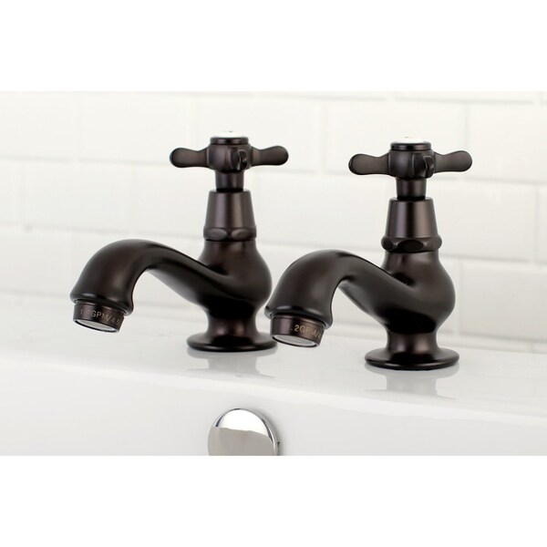 KS1105BEX Basin Tap Faucet W/ Cross Handle, Oil Rubbed Bronze